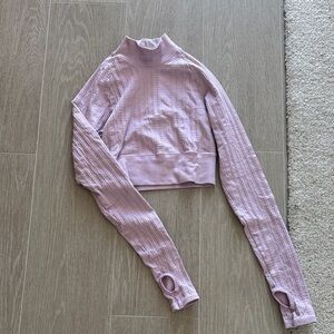 ALO Yoga Pink Crop Top